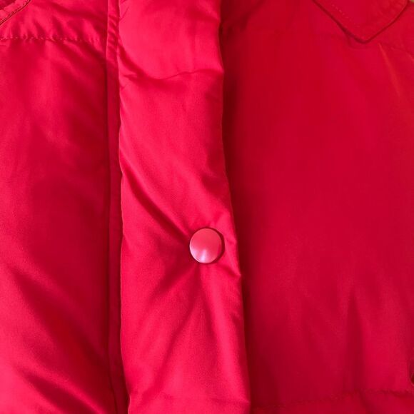Rebecca Minkoff Zayne Puffer Jacket Color Red Hooded Size L - Picture 8 of 11